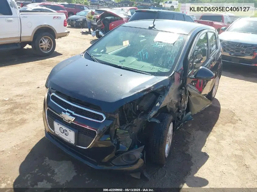 2014 Chevrolet Spark 1Lt Auto VIN: KL8CD6S95EC406127 Lot: 42259950