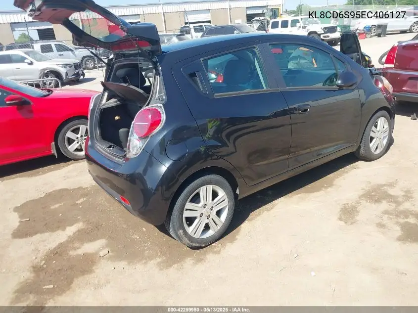 2014 Chevrolet Spark 1Lt Auto VIN: KL8CD6S95EC406127 Lot: 42259950