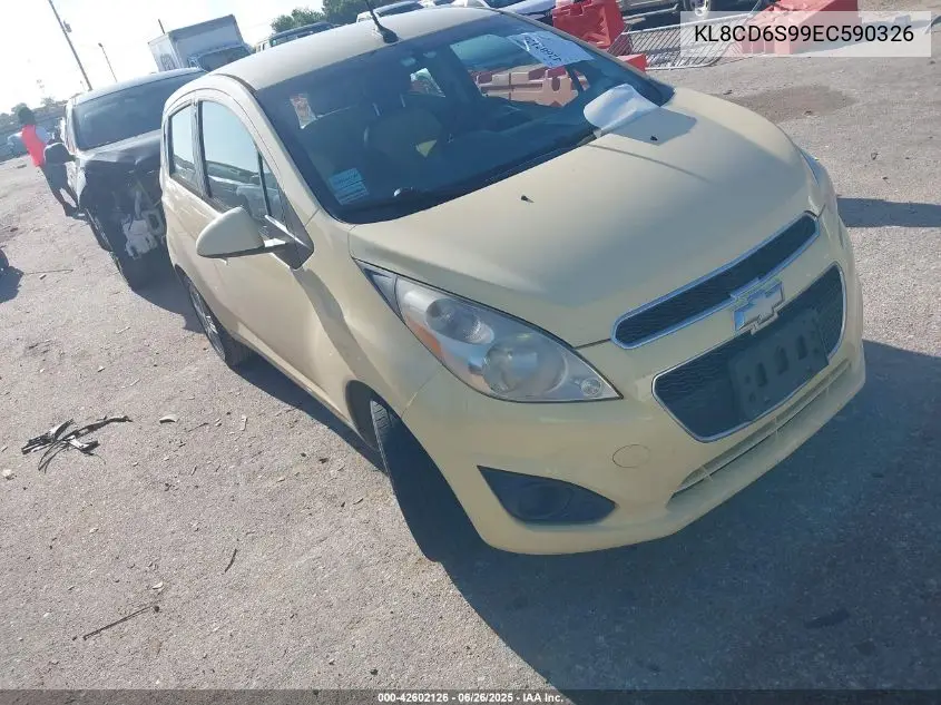 2014 Chevrolet Spark 1Lt Auto VIN: KL8CD6S99EC590326 Lot: 42602126