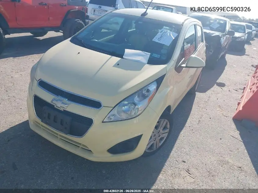 2014 Chevrolet Spark 1Lt Auto VIN: KL8CD6S99EC590326 Lot: 42602126