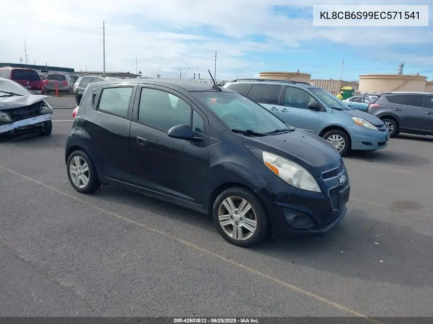 2014 Chevrolet Spark Ls Auto VIN: KL8CB6S99EC571541 Lot: 42603812