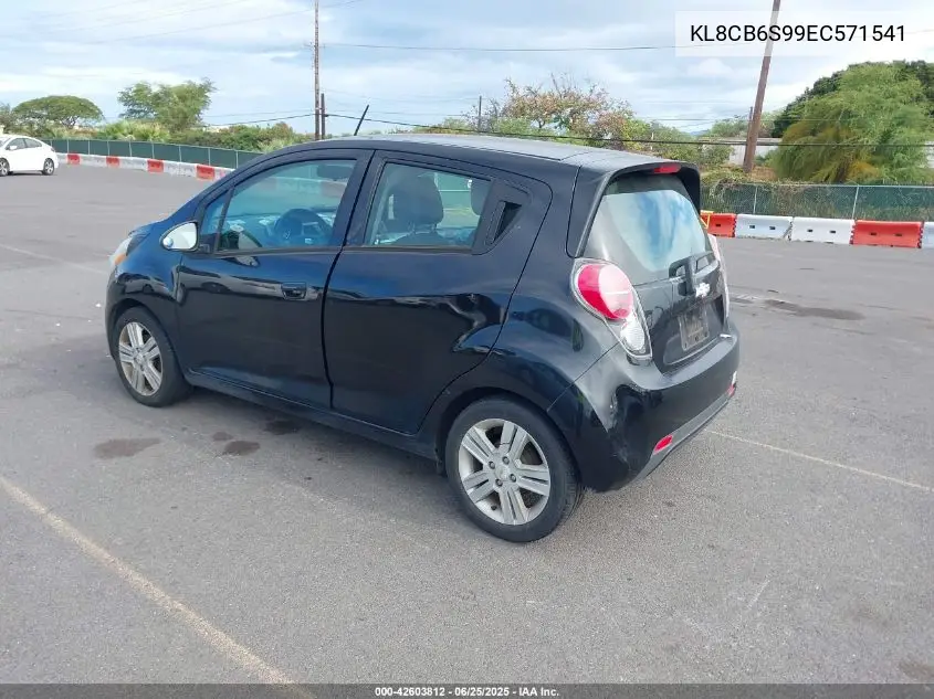 2014 Chevrolet Spark Ls Auto VIN: KL8CB6S99EC571541 Lot: 42603812