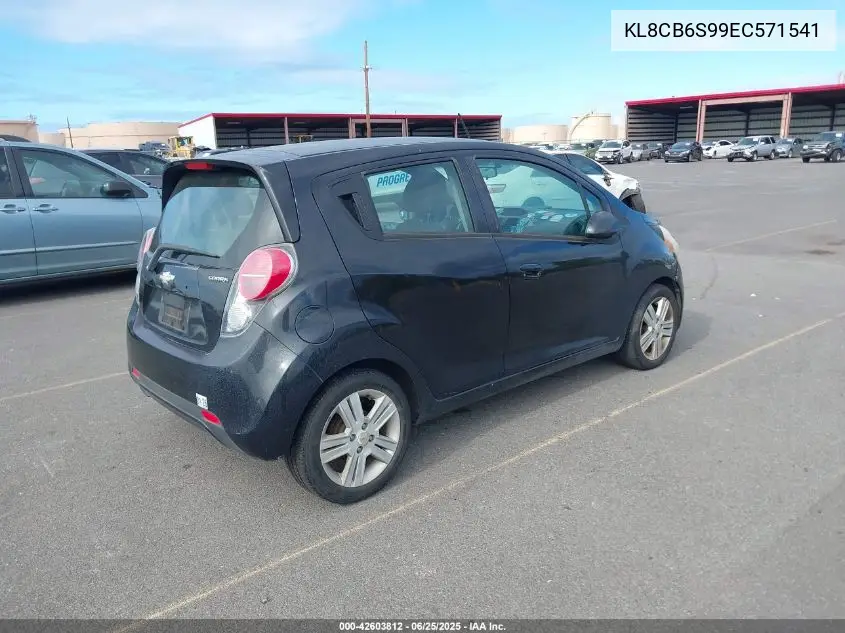 2014 Chevrolet Spark Ls Auto VIN: KL8CB6S99EC571541 Lot: 42603812