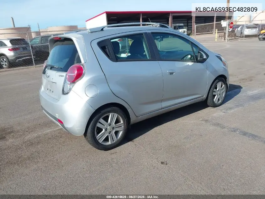 2014 Chevrolet Spark Ls Manual VIN: KL8CA6S93EC482809 Lot: 42616626