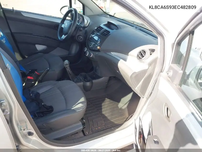 2014 Chevrolet Spark Ls Manual VIN: KL8CA6S93EC482809 Lot: 42616626