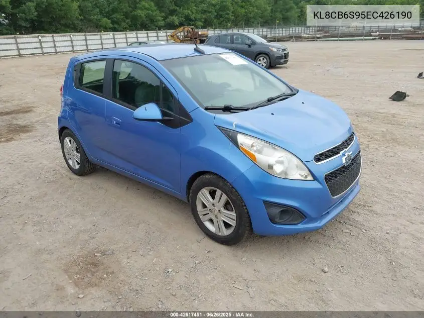 2014 Chevrolet Spark Ls Auto VIN: KL8CB6S95EC426190 Lot: 42617451