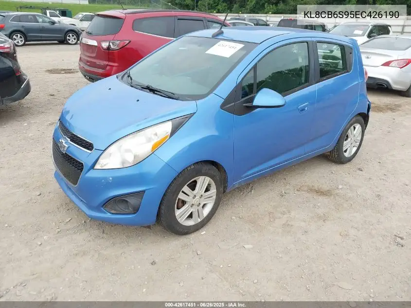 2014 Chevrolet Spark Ls Auto VIN: KL8CB6S95EC426190 Lot: 42617451