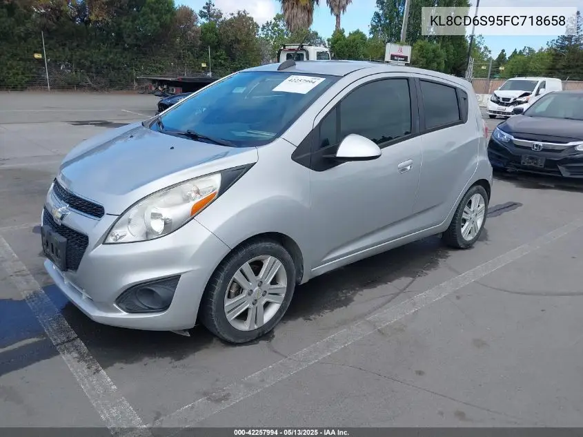 2015 Chevrolet Spark 1Lt Cvt VIN: KL8CD6S95FC718658 Lot: 42257994