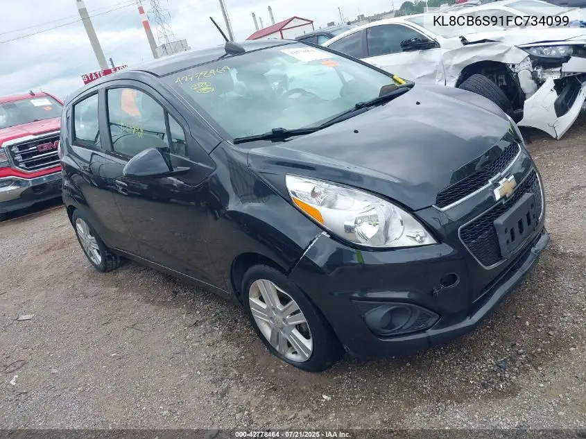 2015 Chevrolet Spark Ls Cvt VIN: KL8CB6S91FC734099 Lot: 42778464