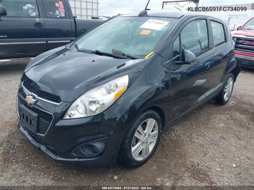 2015 Chevrolet Spark Ls Cvt VIN: KL8CB6S91FC734099 Lot: 42778464