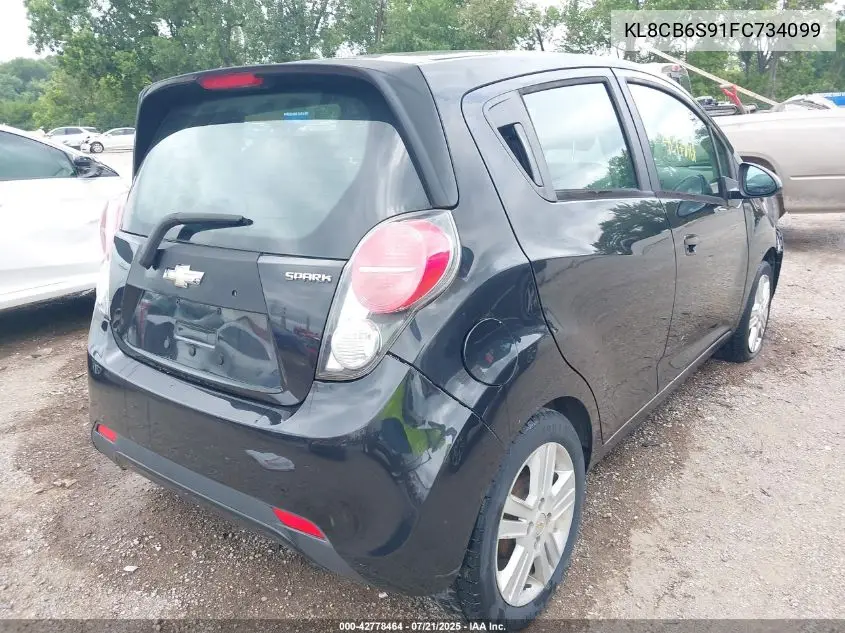 2015 Chevrolet Spark Ls Cvt VIN: KL8CB6S91FC734099 Lot: 42778464