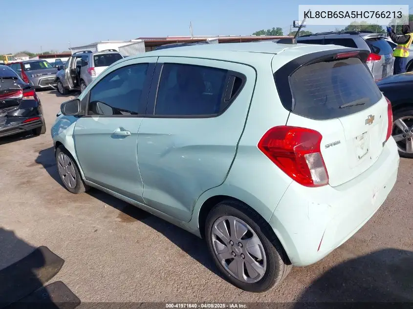 2017 Chevrolet Spark Ls Cvt VIN: KL8CB6SA5HC766213 Lot: 41971640
