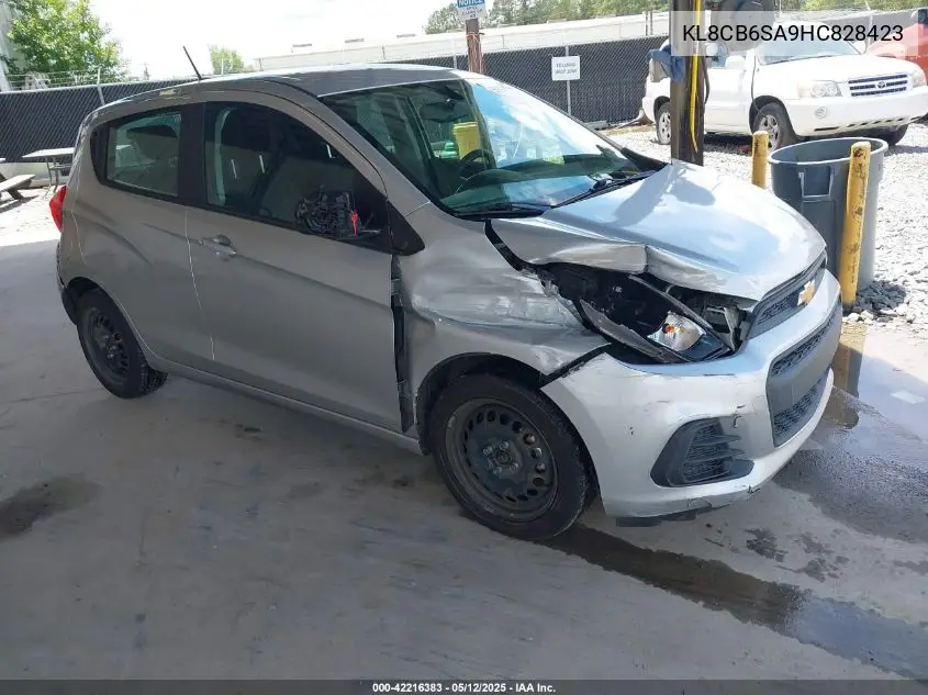 kl8cb6sa9hc828423 KL8CB6SA9HC828423 2017 Chevrolet Spark Ls Cvt