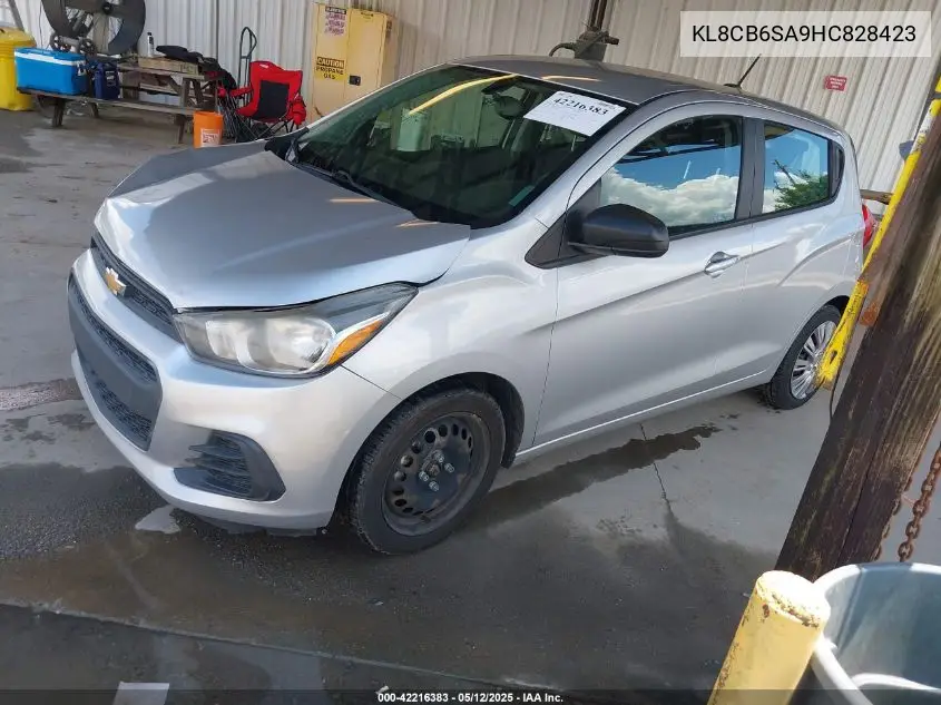 kl8cb6sa9hc828423 KL8CB6SA9HC828423 2017 Chevrolet Spark Ls Cvt