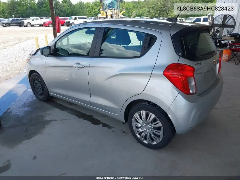 kl8cb6sa9hc828423 KL8CB6SA9HC828423 2017 Chevrolet Spark Ls Cvt