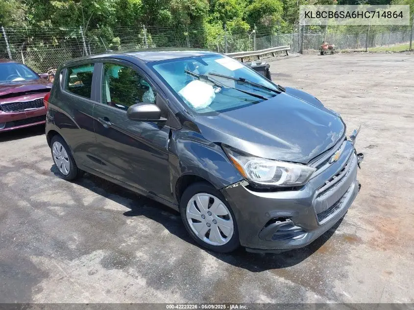 2017 Chevrolet Spark Ls Cvt VIN: KL8CB6SA6HC714864 Lot: 42223226