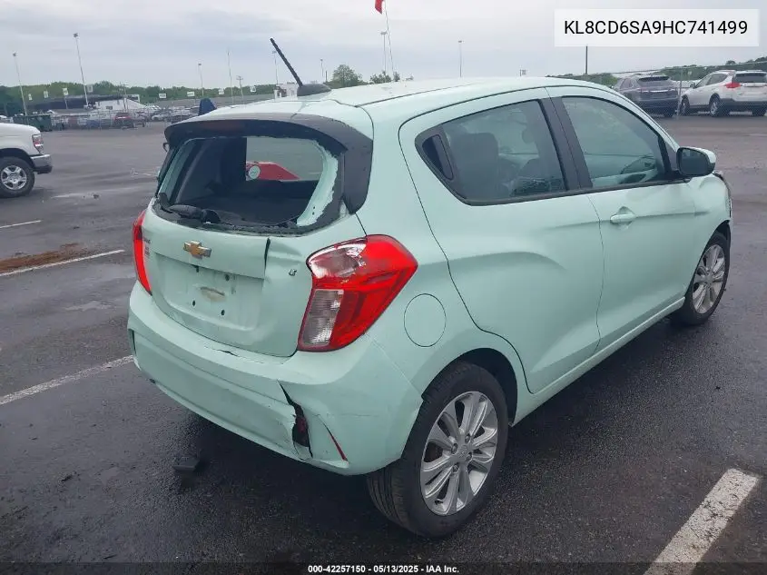 2017 Chevrolet Spark 1Lt Cvt VIN: KL8CD6SA9HC741499 Lot: 42257150