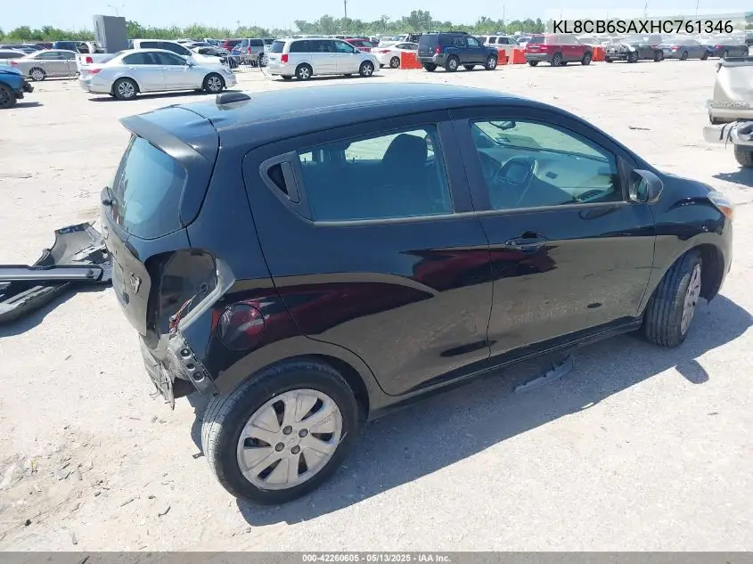 2017 Chevrolet Spark Ls Cvt VIN: KL8CB6SAXHC761346 Lot: 42260605