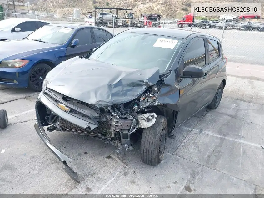 2017 Chevrolet Spark Ls Cvt VIN: KL8CB6SA9HC820810 Lot: 42581150
