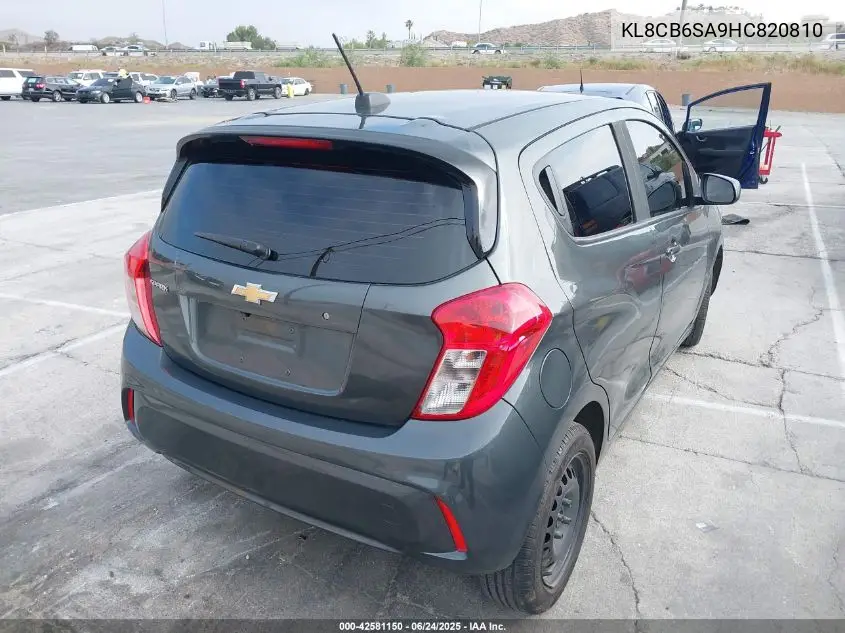 2017 Chevrolet Spark Ls Cvt VIN: KL8CB6SA9HC820810 Lot: 42581150