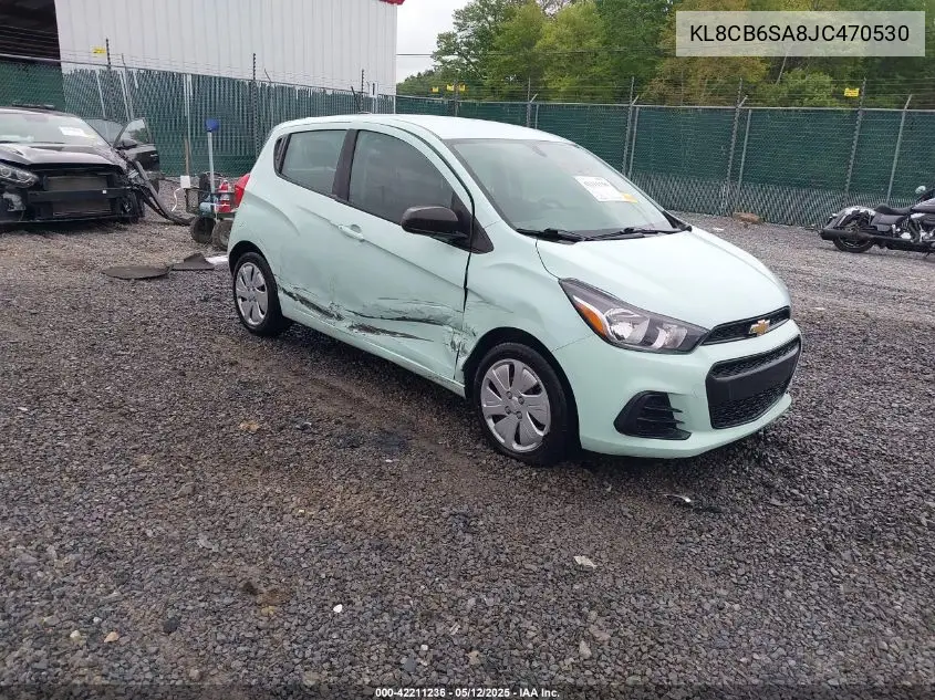 2018 Chevrolet Spark Ls Cvt VIN: KL8CB6SA8JC470530 Lot: 42211236
