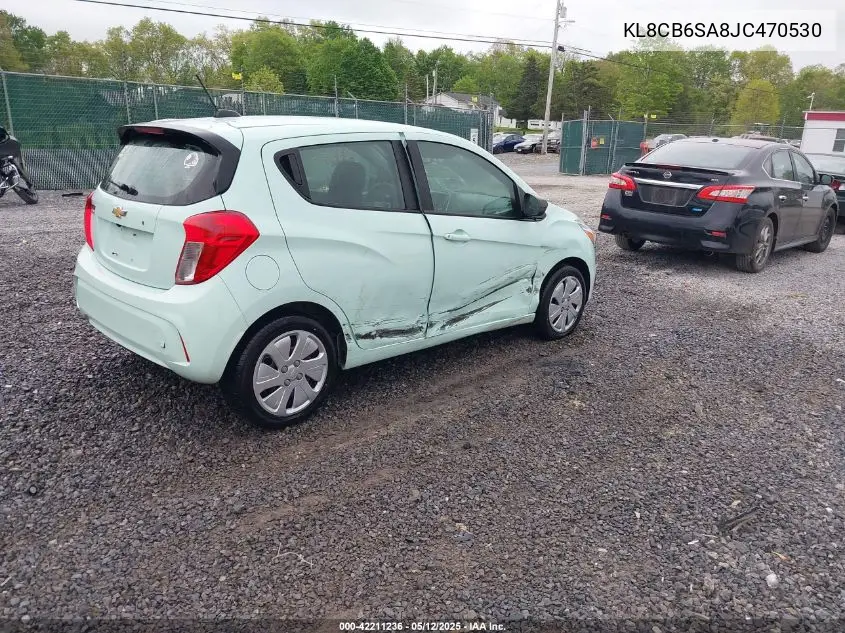 2018 Chevrolet Spark Ls Cvt VIN: KL8CB6SA8JC470530 Lot: 42211236