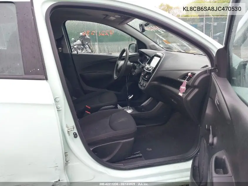 2018 Chevrolet Spark Ls Cvt VIN: KL8CB6SA8JC470530 Lot: 42211236