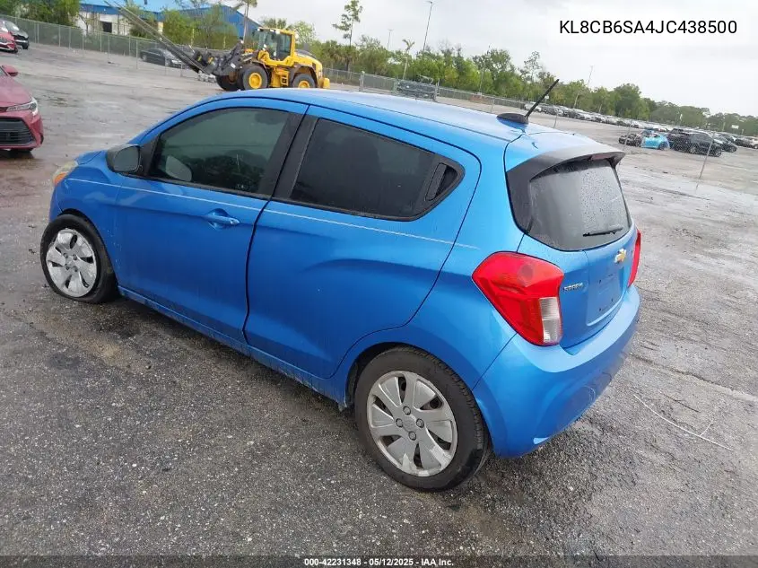 2018 Chevrolet Spark Ls Cvt VIN: KL8CB6SA4JC438500 Lot: 42231348