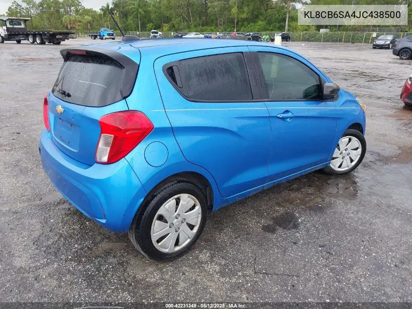 2018 Chevrolet Spark Ls Cvt VIN: KL8CB6SA4JC438500 Lot: 42231348