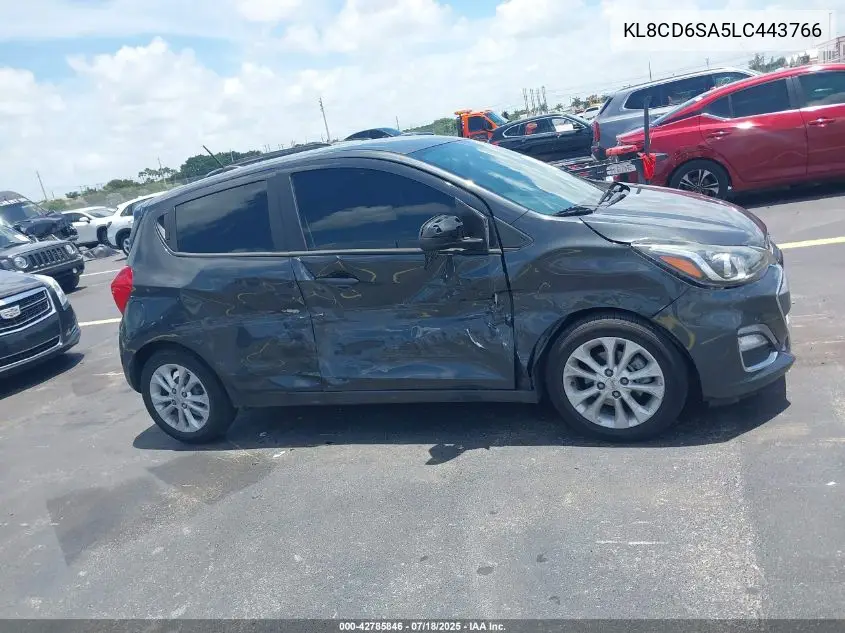 2020 Chevrolet Spark Fwd 1Lt Automatic VIN: KL8CD6SA5LC443766 Lot: 42785846