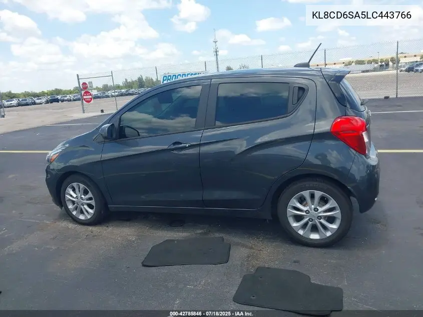 2020 Chevrolet Spark Fwd 1Lt Automatic VIN: KL8CD6SA5LC443766 Lot: 42785846