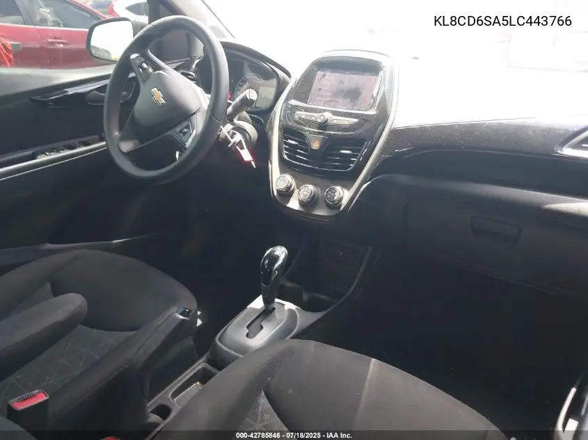 2020 Chevrolet Spark Fwd 1Lt Automatic VIN: KL8CD6SA5LC443766 Lot: 42785846