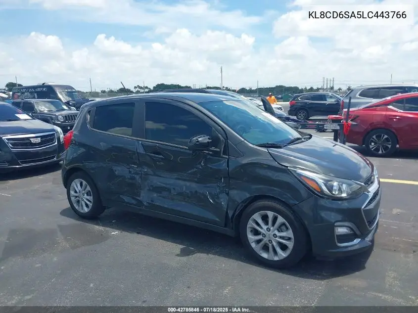 2020 Chevrolet Spark Fwd 1Lt Automatic VIN: KL8CD6SA5LC443766 Lot: 42785846