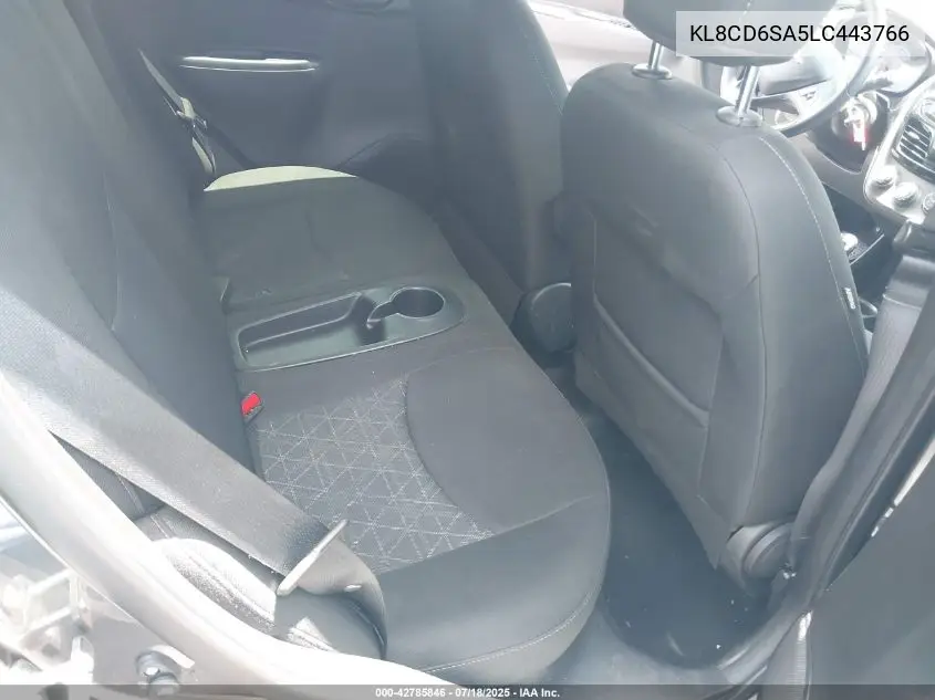 2020 Chevrolet Spark Fwd 1Lt Automatic VIN: KL8CD6SA5LC443766 Lot: 42785846