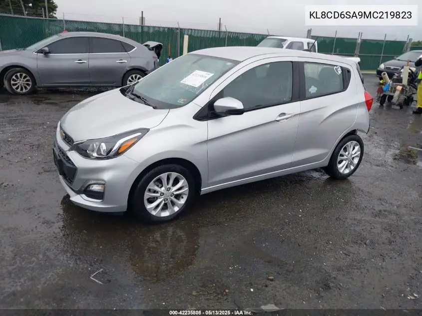 2021 Chevrolet Spark Fwd 1Lt Automatic VIN: KL8CD6SA9MC219823 Lot: 42235808