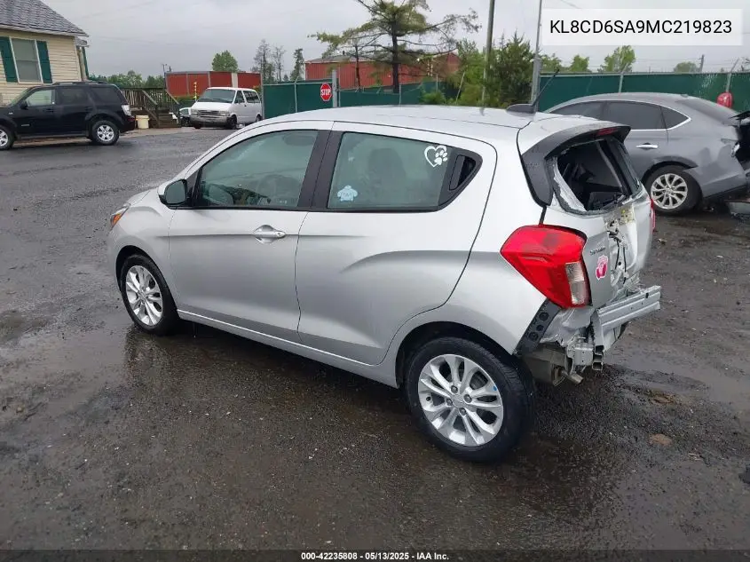 2021 Chevrolet Spark Fwd 1Lt Automatic VIN: KL8CD6SA9MC219823 Lot: 42235808