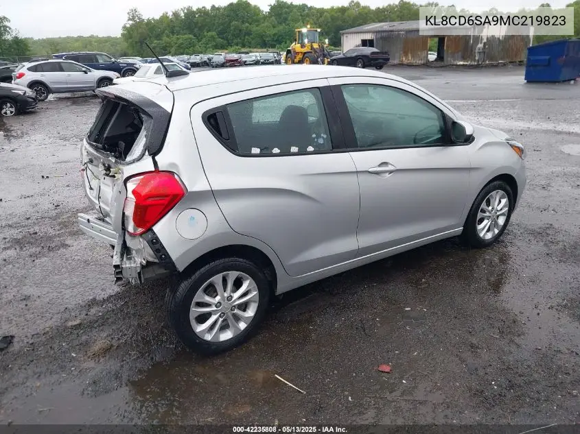 2021 Chevrolet Spark Fwd 1Lt Automatic VIN: KL8CD6SA9MC219823 Lot: 42235808