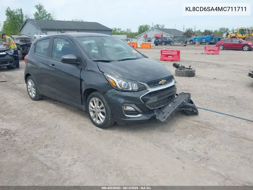 2021 Chevrolet Spark Fwd 1Lt Automatic VIN: KL8CD6SA4MC711711 Lot: 42238302