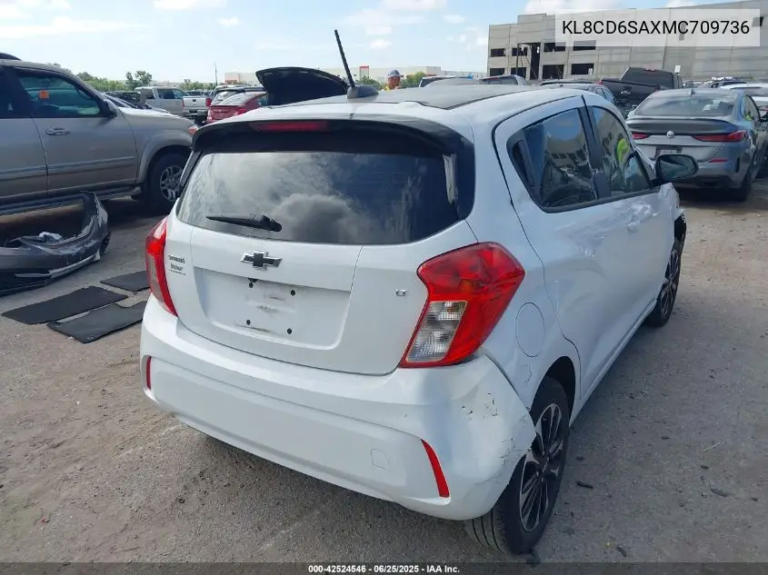 2021 Chevrolet Spark Fwd 1Lt Automatic VIN: KL8CD6SAXMC709736 Lot: 42524546