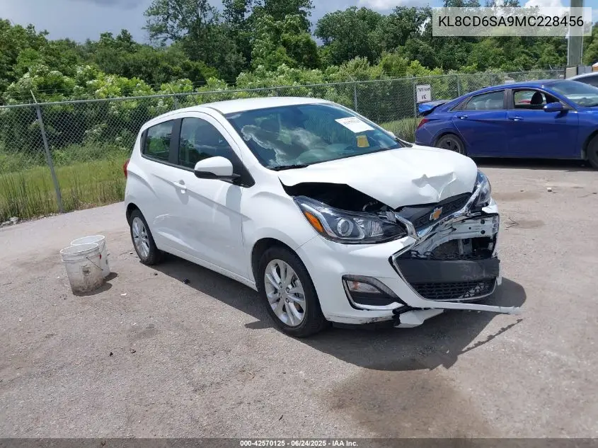 2021 Chevrolet Spark Fwd 1Lt Automatic VIN: KL8CD6SA9MC228456 Lot: 42570125