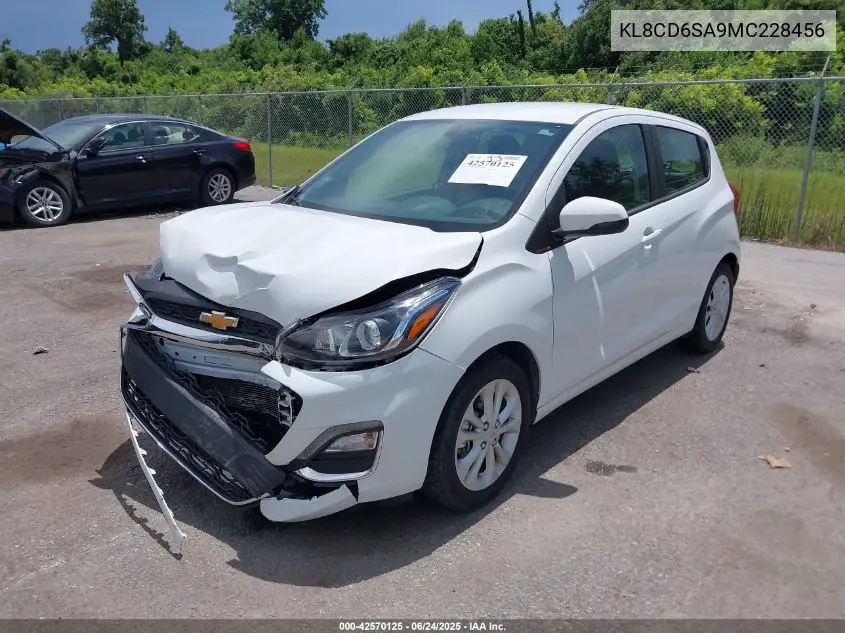 2021 Chevrolet Spark Fwd 1Lt Automatic VIN: KL8CD6SA9MC228456 Lot: 42570125