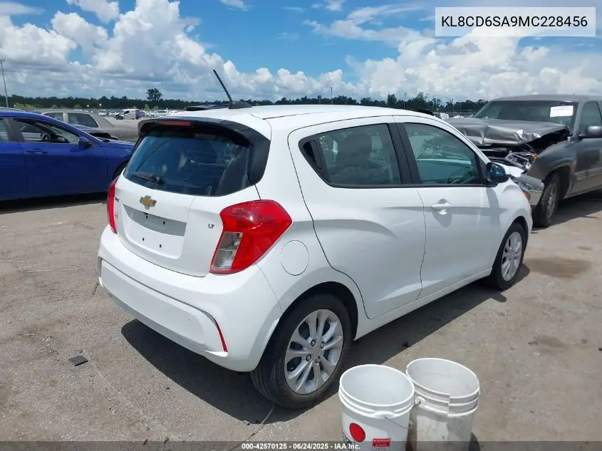2021 Chevrolet Spark Fwd 1Lt Automatic VIN: KL8CD6SA9MC228456 Lot: 42570125