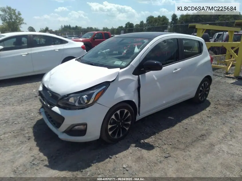 2021 Chevrolet Spark Fwd 1Lt Automatic VIN: KL8CD6SA7MC225684 Lot: 42572771
