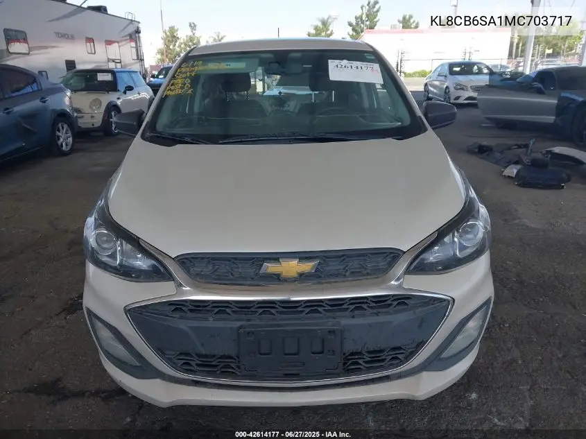 2021 Chevrolet Spark Fwd Ls Automatic VIN: KL8CB6SA1MC703717 Lot: 42614177