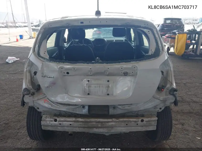 2021 Chevrolet Spark Fwd Ls Automatic VIN: KL8CB6SA1MC703717 Lot: 42614177