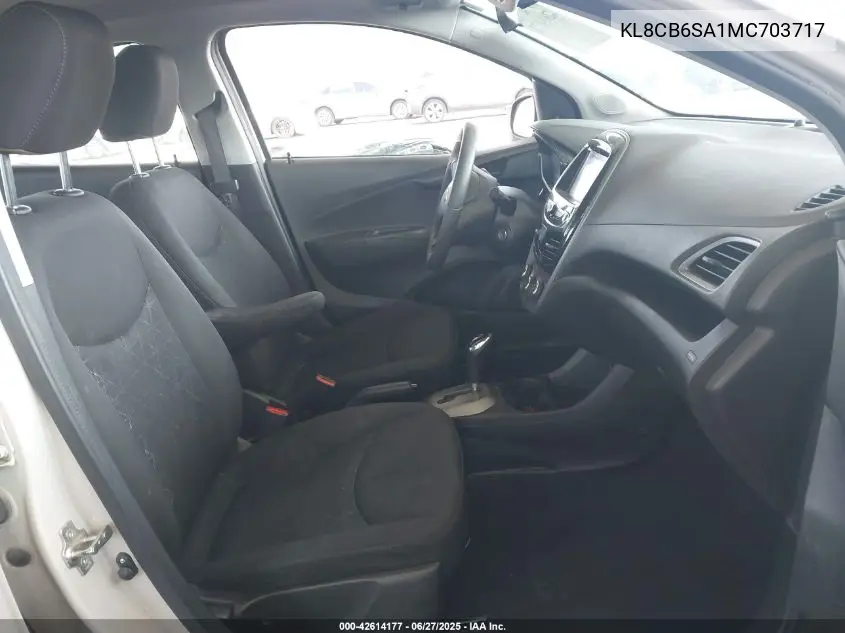 2021 Chevrolet Spark Fwd Ls Automatic VIN: KL8CB6SA1MC703717 Lot: 42614177