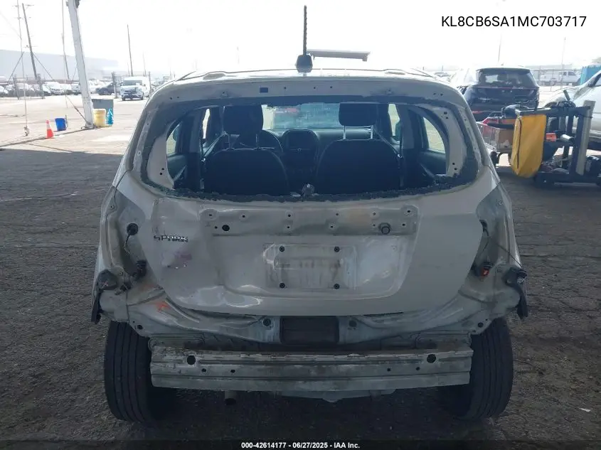 2021 Chevrolet Spark Fwd Ls Automatic VIN: KL8CB6SA1MC703717 Lot: 42614177