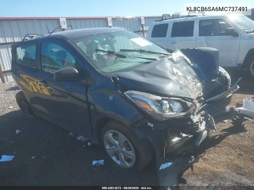 2021 Chevrolet Spark Ls VIN: KL8CB6SA6MC737491 Lot: 42614272
