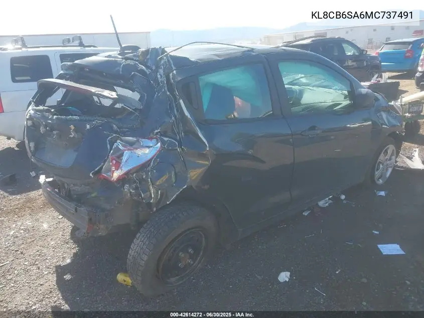2021 Chevrolet Spark Ls VIN: KL8CB6SA6MC737491 Lot: 42614272