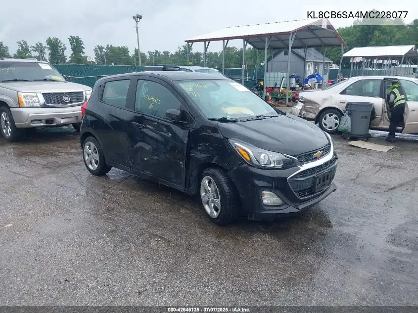 2021 Chevrolet Spark Fwd Ls Automatic VIN: KL8CB6SA4MC228077 Lot: 42646135